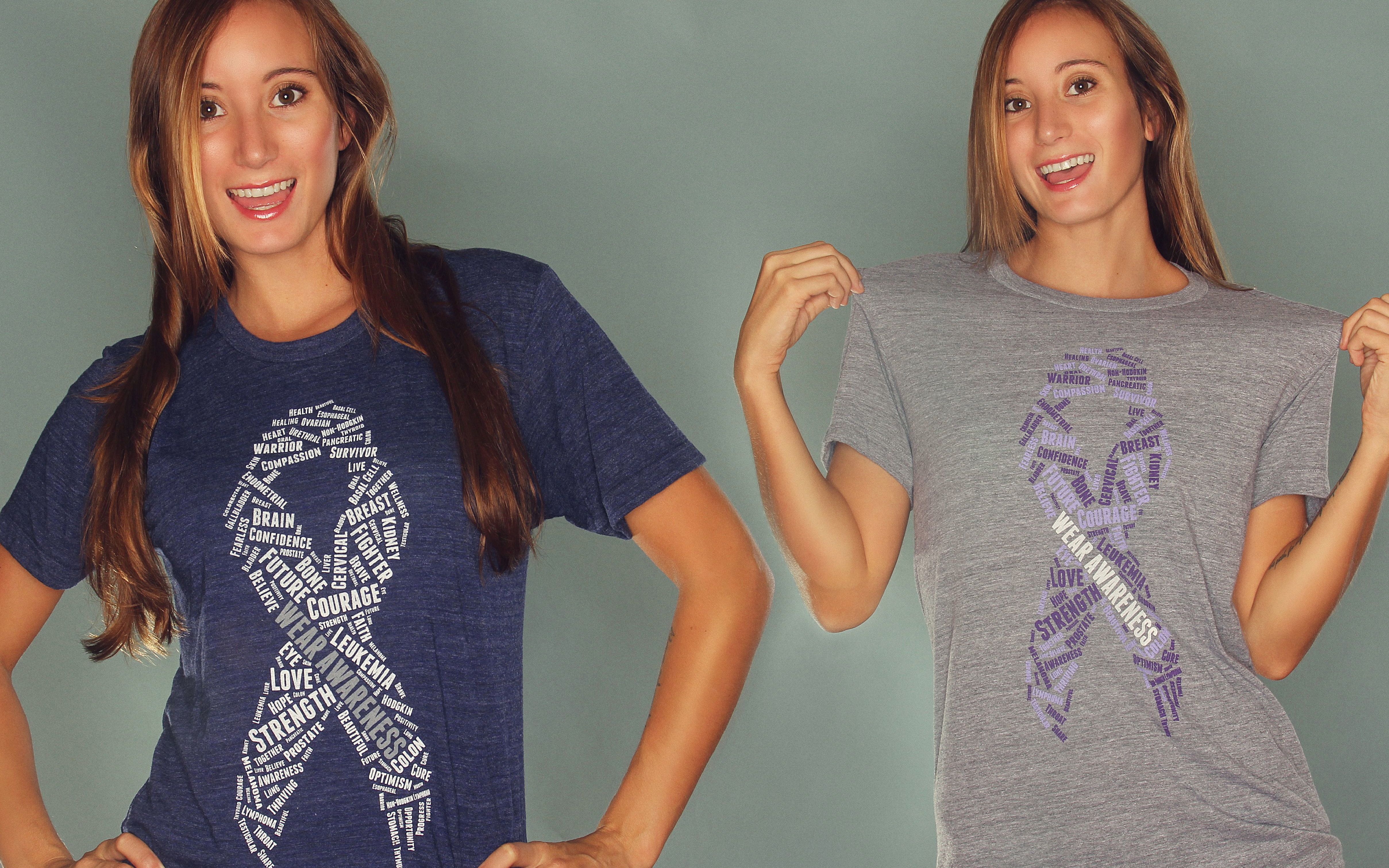 New Cancer Apparel Company, Wear Awareness, Giving Back One Tee at a Time